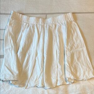 cupcakes & cashmere High Waist Cream skirt